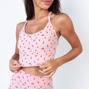 Vitality Cloud II™ Y Longline - Cherry Print - size small